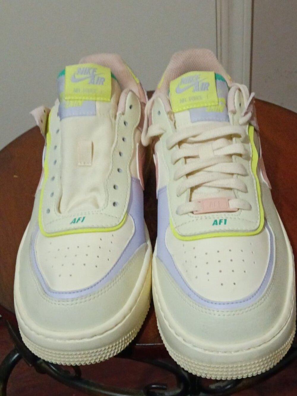 Nike Air Force 1 Shadow Women Size 9.5 US Cashmere Sneakers Shoe CI0919-700 2021 - Picture 5 of 14